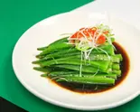 オクラとネギの醤油味炒め(易福菜館)