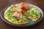 豚キムチねぎ焼き(お好み焼き おた福商店 八王子・日野店)