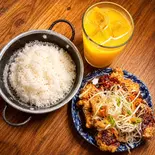 1 油淋鶏+白ごはん+選べるドリンクセット(はらぺこ飯店)