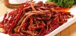 干編牛肉(小)〜西安式牛肉のピリ辛スパイシー炒め〜小(1-2名用)（西安刀削麺酒楼 本店）