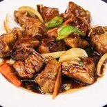 スペアリブの醤油味炒め（聚楽飯店）