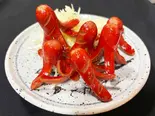 赤ウインナー（串カツ居酒屋 十福神）
