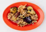 鶏肉のブラックペッパー炒め Black pepper chicken（マレーシア屋台料理 ちりばり 五反田本店）