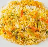 ベジタブルビリヤニ/Vegetable briyani（インドラ三鷹店）