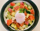 まぐろポギー丼(温泉卵)（DONBURI HAPINES TORIYAMA ★どんぶり ハピネス 鳥やま 東十条鳥やま店）