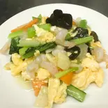 エビと玉子の炒め（点心楼 台北）