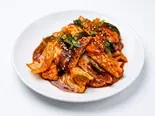イカ炒め(韓国家庭料理店 ぽちゃぽちゃ)