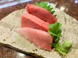本まぐろ3種刺身(大とろ、中とろ、赤身)（鮨處八千代 飯田橋店）