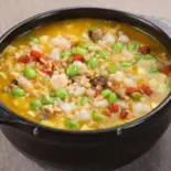 海鮮と豆腐旨煮(海鲜烩豆腐)(中華市場 悟空)
