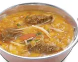 豆とマトンカレー DAL MUTTON CURRY（インド料理 ニューデリ）