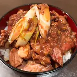 ラム肉玉子とじ丼(ジンギスカンえいじん薄野店)