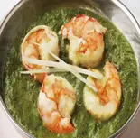 ほうれん草エビカレー Sag Prawn Curry（アンビ）