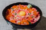 1.炙り牛トロいくら丼(漁師町三代目 牛とろいくら本舗 天下茶屋店)