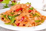 青唐辛子と干し豆腐の炒め【尖椒干豆腐】(中国東北家郷料理永利 豊洲駅前店(1号店))