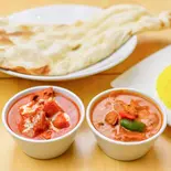 ダブルカレーセット 2Curry + Nan or Rice(スパイスヘブン新宿)
