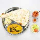 Jココナッツカレー Coconut curry set(インド料理スーリヤ 東麻布店)