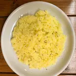 クミンサフランライス Cummins saffron rice（アジアンダイニング・ベイリーフ）