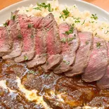 煮込み牛タンハヤシライス ローストビーフトッピング（濱之家 赤羽店）