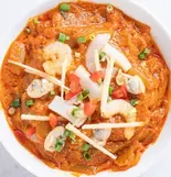 シーフードドライカレー Seafood Dry Curry（インドダイニングアリア）