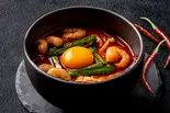 海鮮旨辛ヤンニョムチゲうどん（韓国カルビ丼とスンドゥブ 洞山 西新店）