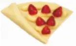 カスタードストロベリークレープ/custard strawberry crepe（鶏白湯ラーメン 鳥やま）