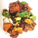 黒酢の酢豚（勝生中華料理三ノ輪店）