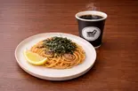 辛子明太子のスパゲッティ（【もちもち黒糖】下高井戸タピオカ専門店|MR.HIPPOCOFFEE）