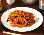 豚肉細切り四川風炒め Sichuan-Style Stir-Fried Thinly-Cut Pork（中華料理 安安酒楼）