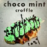 チョコミントクロッフル(ホイチャ)