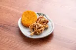 ◆鶏唐＆コロッケ（宮本むなし 地下鉄東三国駅前店）