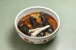 なすあんかけそば（水天宮 長寿庵）