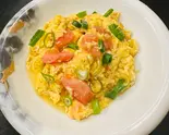 トマト玉子炒め(月島もんじゃ三九上野2号店)