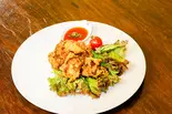 鶏の唐揚げ甘辛ダレ（北新地魚しゃぶうえはら）
