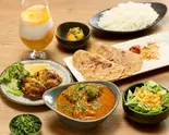 本日のチキンカレー +バスマティライスセット Today's Special Chicken Curry+Basmati Rice Set（すぱいし家 飯田橋店）