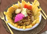 フライドポテトチキンケバブドン fries pateto chicken kebap don（EFLIF KEBAB 白楽店）