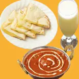 ミニチーズナンセット mini cheese nan set（インド料理 ロータスビーキッチン 淡路店）