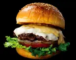 神戸牛チーズバーガー(単品)（【神戸牛 麓の宮ステーキ＆バーガー】千日前店）