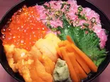 三宝丼(つきじ板前ダイニング斬)