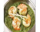 ほうれん草エビカレー/ SAG PRAWN CURRY（アジアンレストラン バジル 丸の内店）