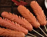 フライドウィンナー(炸香肠)(盘点麻辣 尾久店)