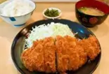 ジャンボトンカツ定食（喫茶高輪）