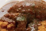 メガチキンカツカリー（いずみバーグ 九条本店）