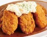 大粒カキフライカリー(カキ3個)（いずみバーグ 九条本店）