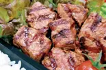 コロコロステーキ弁当肉w盛り(あじな店 だしまきや)