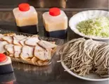 油そばDXセット(生麺での提供)（中華そばみたか）