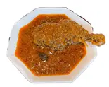 カシミリチキンレッグマサラナンセット(Kashimiri Chicken Leg Masala Nan Set)（INDIAN HALAL RESTAURANT NEW MAHARAJA）