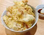 豚天丼【おろしポン酢】 ご飯大盛り無料！（大分 とり天 豚天 天洋軒）