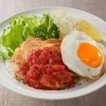 チキンステーキロコモコ(イタリアン)（洋食屋 やまの）