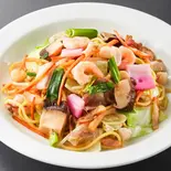 皿うどん(太麺)（一品香 雑餉隈店 (イーピンシャン)）
