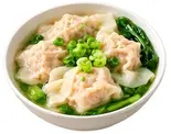 セロリ入り豚肉ワンタン麺（一頭板面）